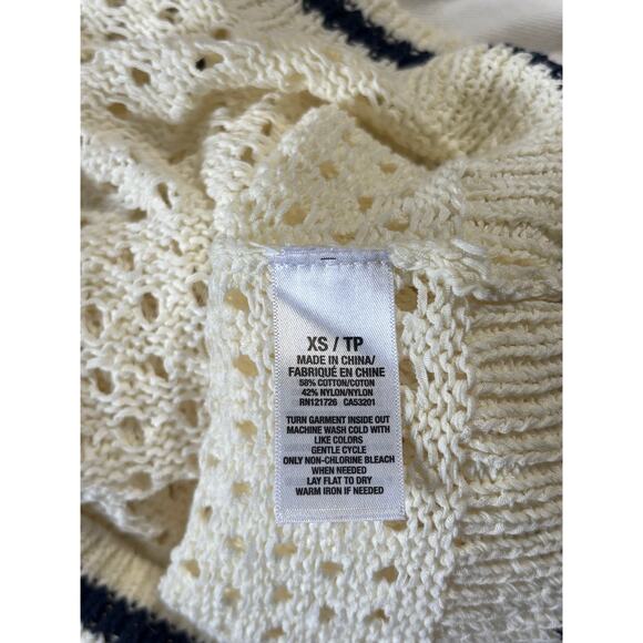 Aeropostale Crochet Cream Pullover Sweater - Picture 4 of 7